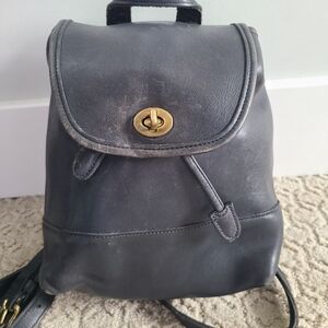 Vintage 90s Coach NAVY Daypack
